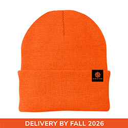 Orange Knit Beanie